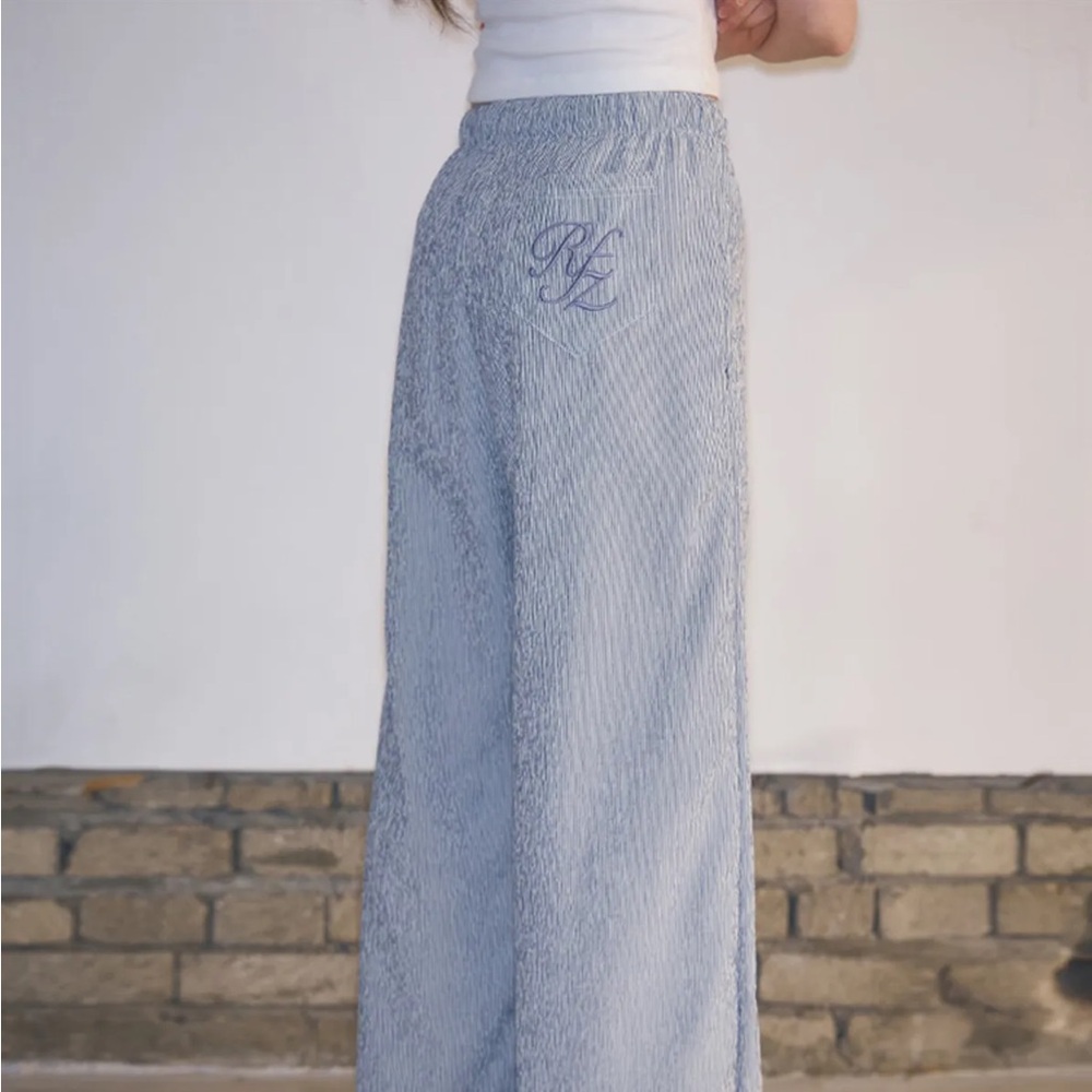 rosé frantz flowy striped pants